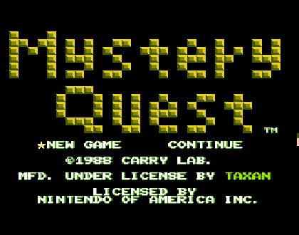 Mystery Quest-fc��Ϸ����-������
