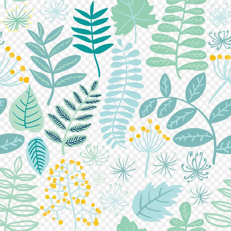 �ֻ���ɫ��Ҷ����ʸ��ͼ-������