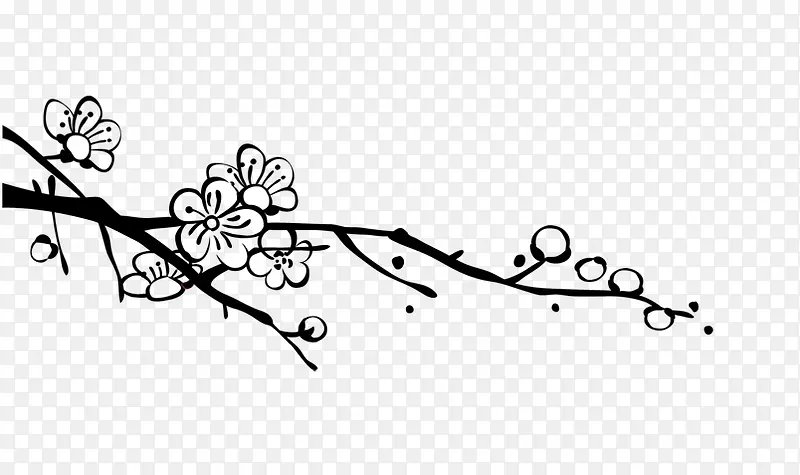 ˮī�滭÷����֦-������