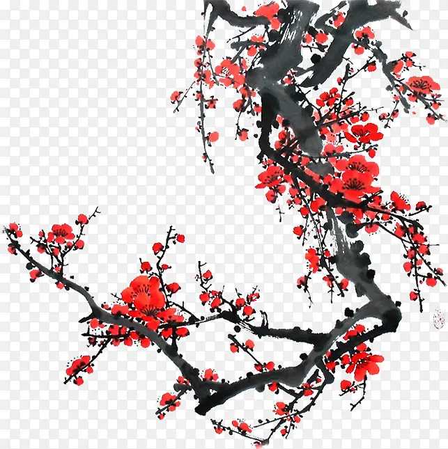 �ֻ�÷���廭�羰�ز�-������