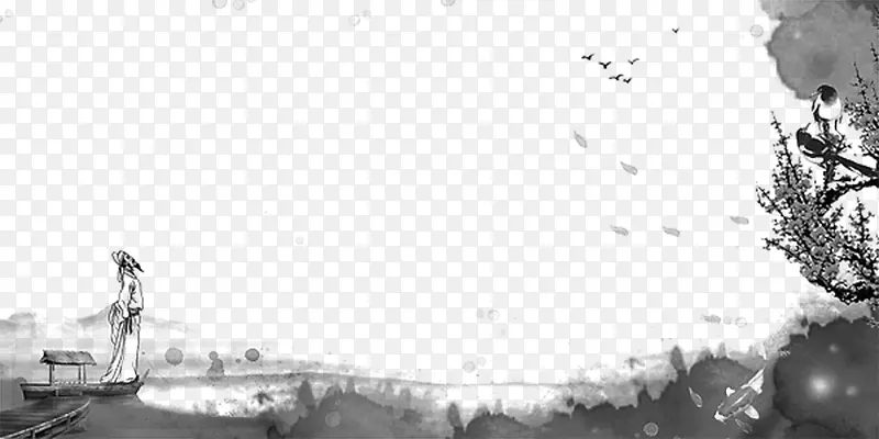 �ڰױ߿򱳾��ز�-������