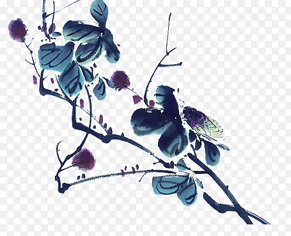 ��֦�ϵĲ�-������