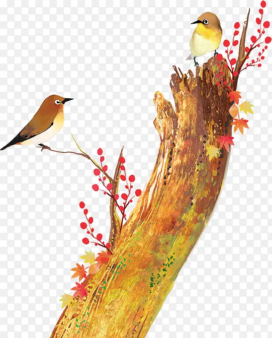 ��֦�ϵ�С��-������