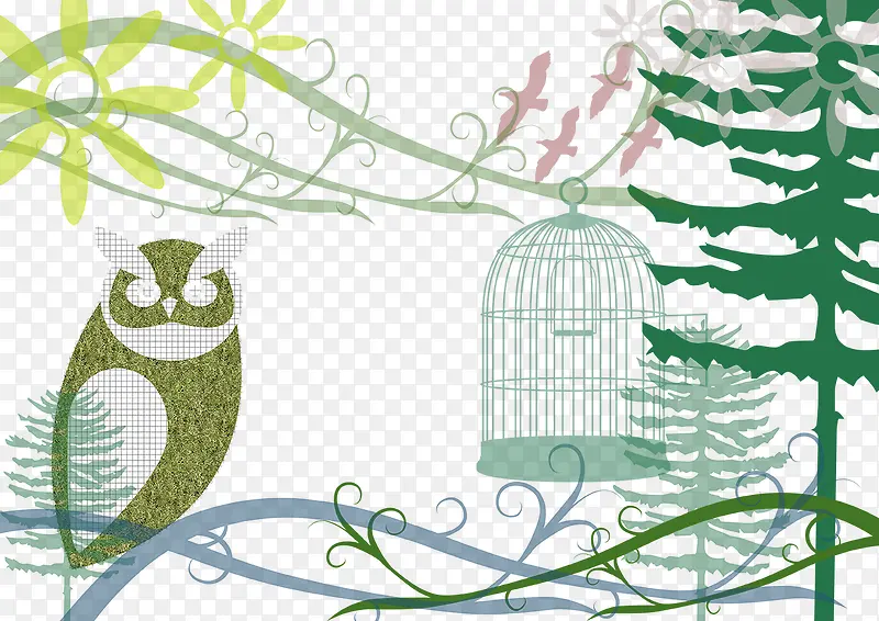 ��֦�ϵĿ�ͨèͷӥ-������