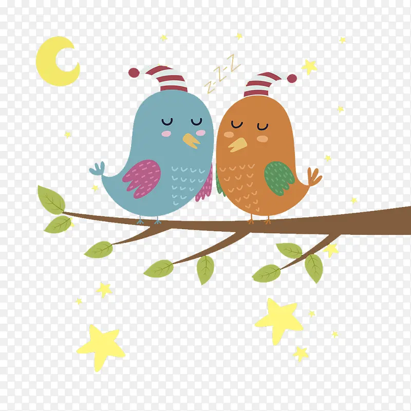 ��֦�ϵ�С��-������