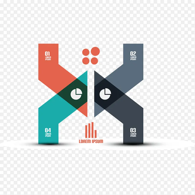 ��ƽ��ʱ�в�ɫpptʸ��ͼ-������