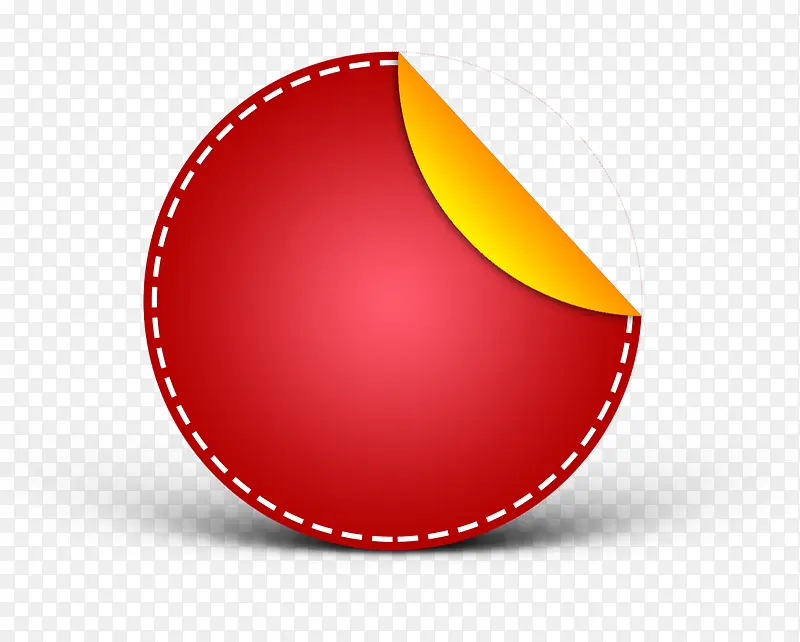 ��ɫԲ�α�ǩ-������