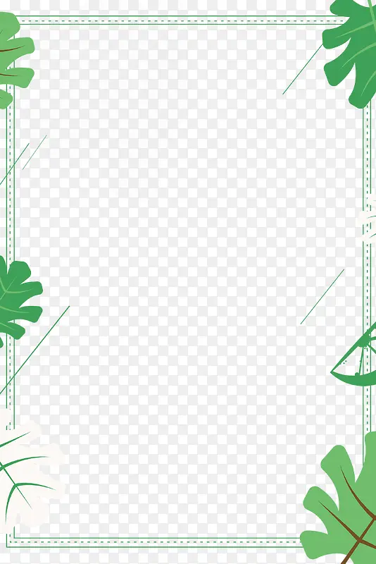 С������Ҷװ�α߿�-������