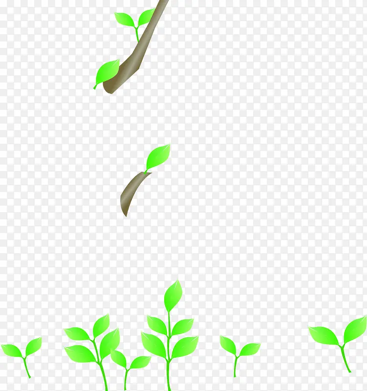 ��ɫ������Ҷ��֦�ֻ�-������