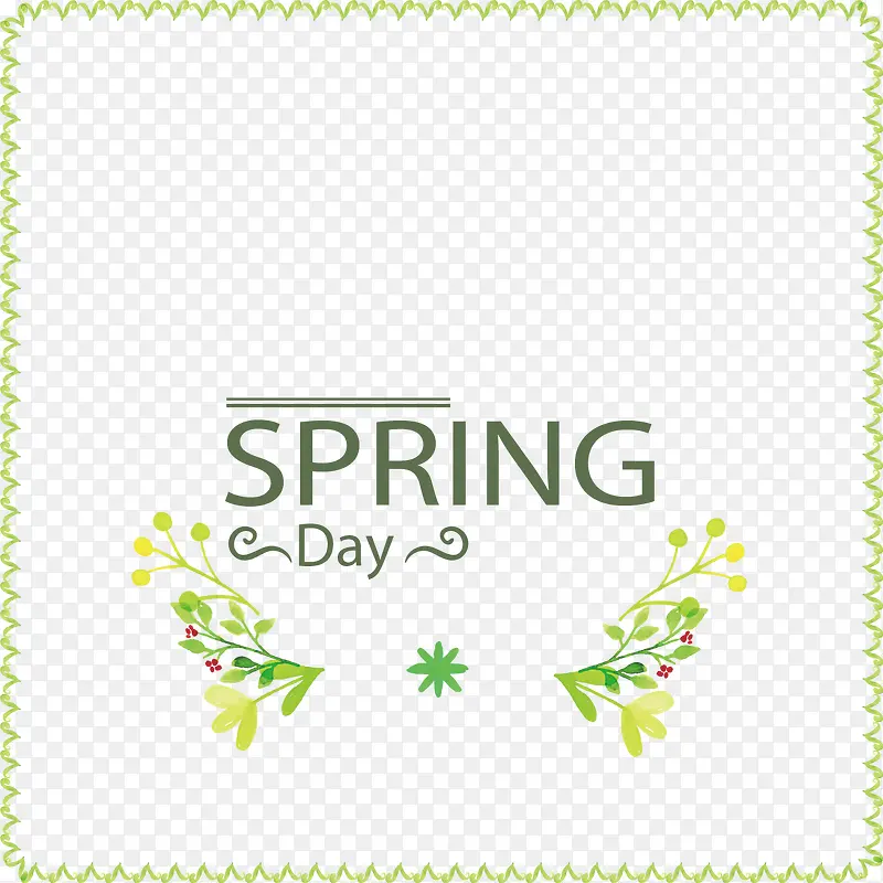 ��ɫ�߿򴺼�ӭ���ز�-������