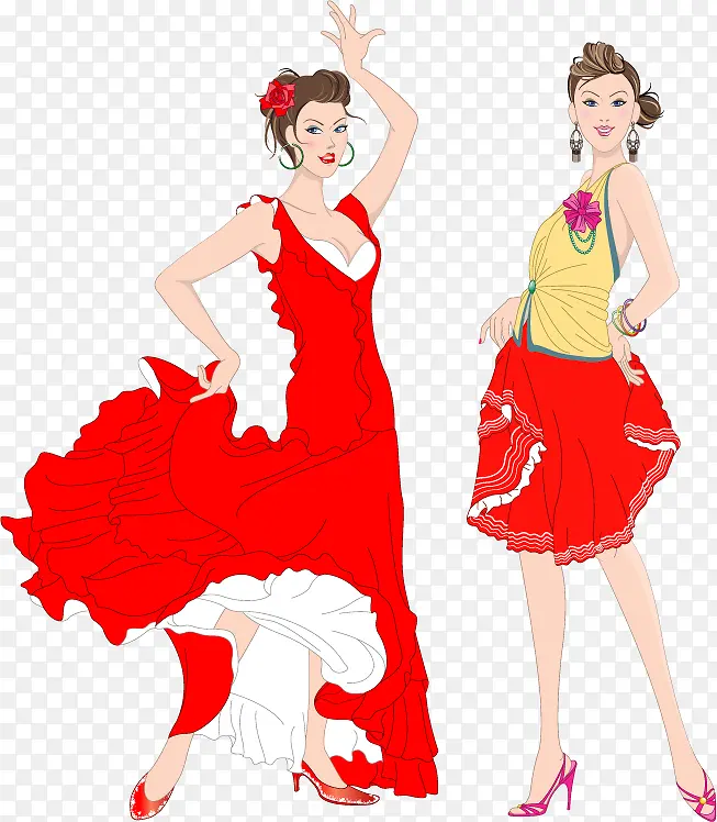 �ֻ��ȹ��Ůʸ��ͼ-������