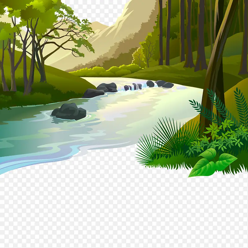 ��ͨС�����羰�廭-������