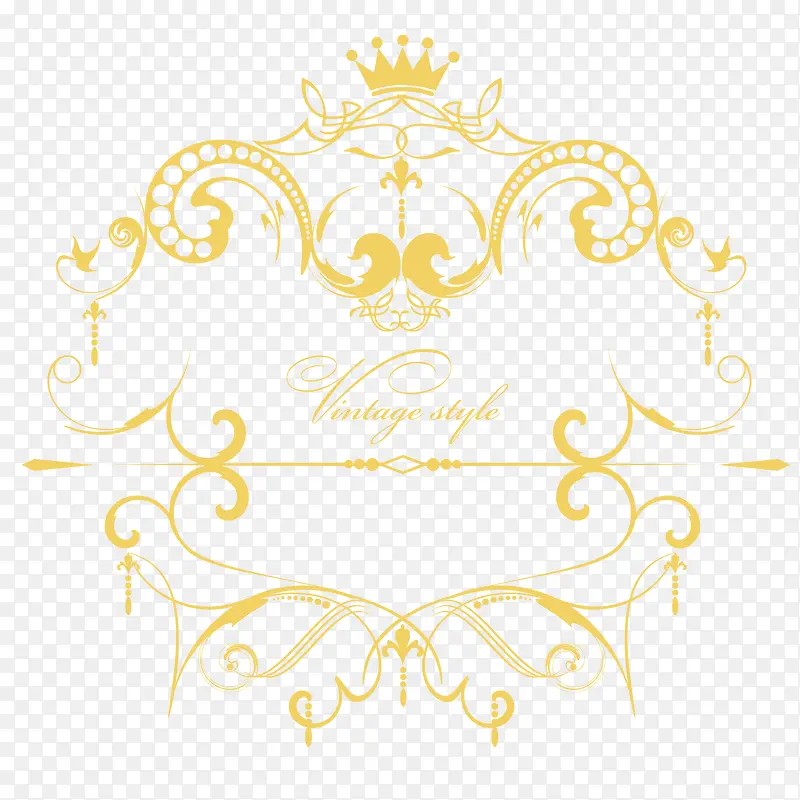 ��ɫŷʽ���Ʊ߿�-������