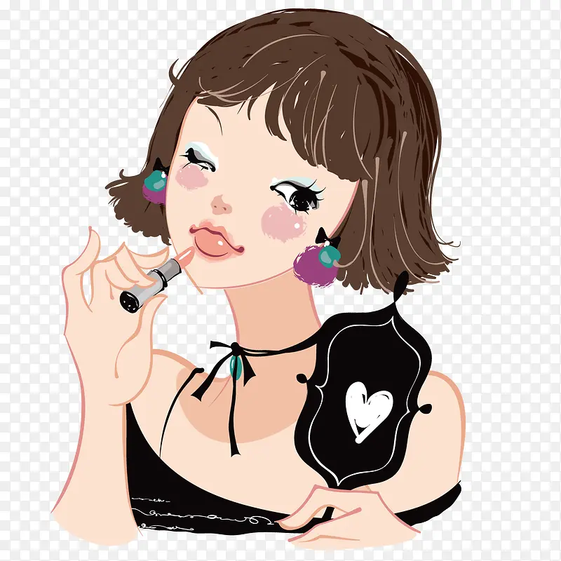 ��ױ��Ů�廭-������