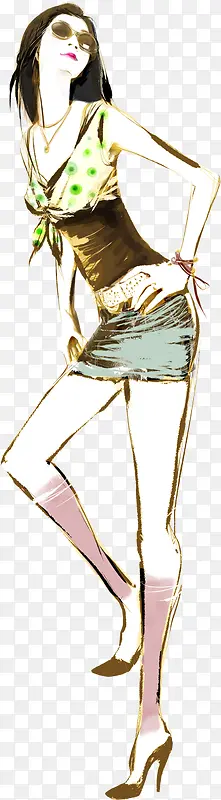 �ֻ�ʱ��Ů��ģ��-������