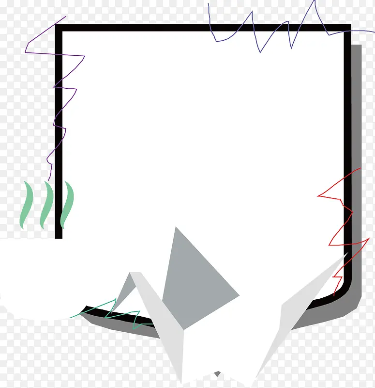 ��ɫʸ����ʽ�߿�-������