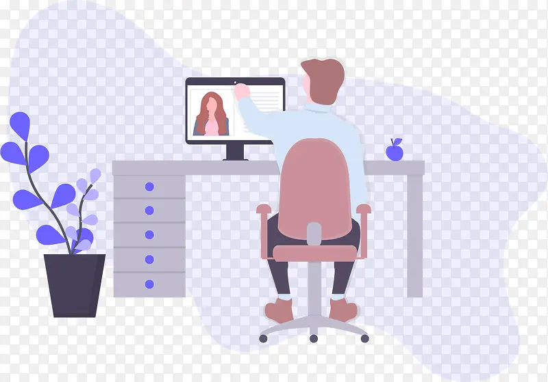 ��ͨʱ�а칫����廭-������