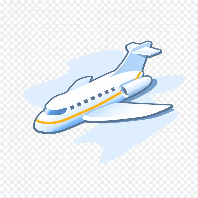 ��ɫ��ɻ��ͻ�PNGʸ��-������