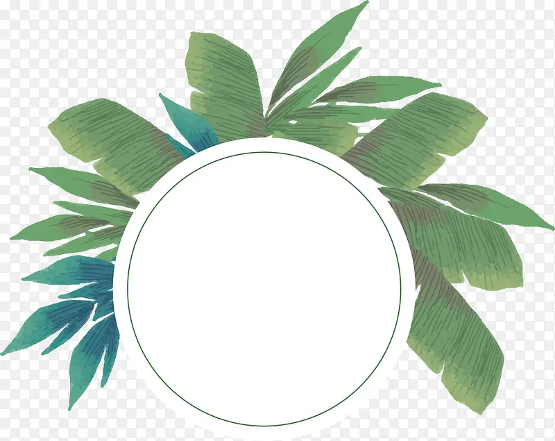 ��ɫ��Ҷ���ֱ߿�-������