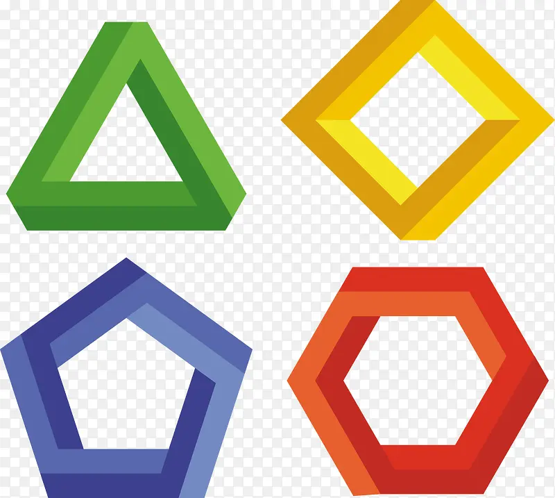 ʸ����ɫ���弸��ͼ��-������