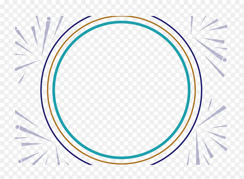 ʸ����ɫԲ��װ�α߿�-������