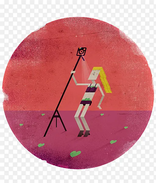 �����ֻ�Բ�α�ǩ-������