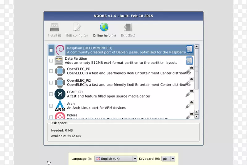 raspberry pi noobs raaspbian��װ����ϵͳ-raspberry-������