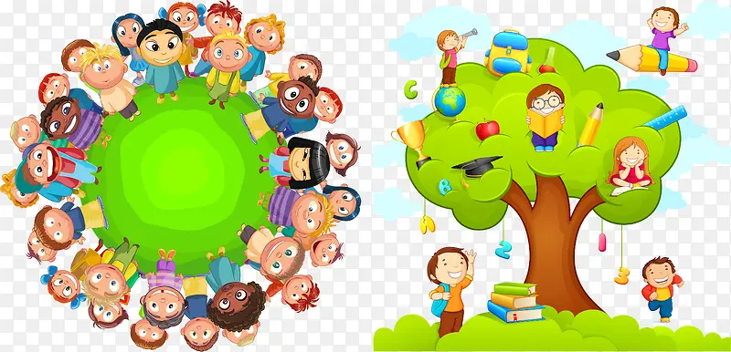 ��ɫ��ͯ��ʸ���ز�-������