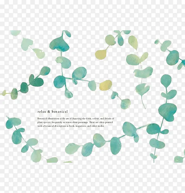 ��ɫҶ�ӷ���廭-������