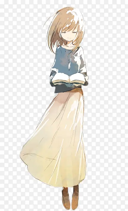 �ɰ���ͨŮ���廭-������