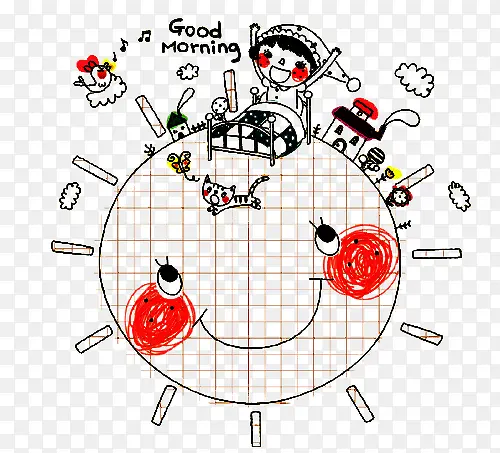 �ֻ��ͯ��ֽ�廭-������