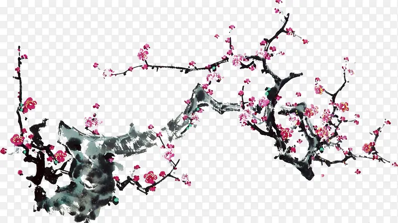 �ֻ��ɫ÷����֦װ�β�ͼ-������