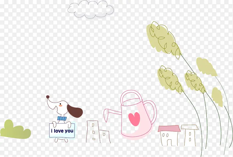 С������ˮ��ʸ��PNG�ز�-������