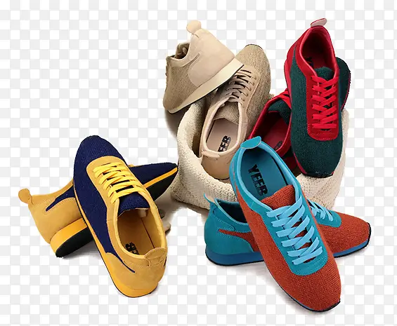 ��ɫ�ļ���Ь-������