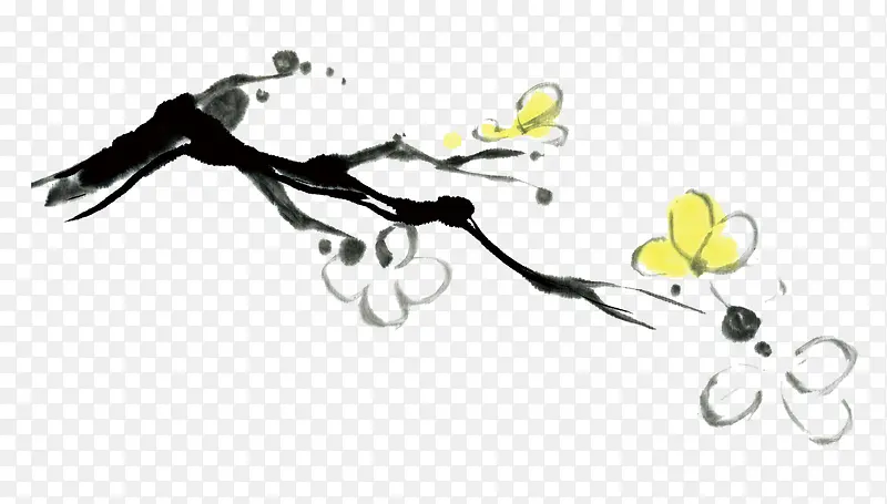 ˮī��֦�ϵļ�Ƭ��-������