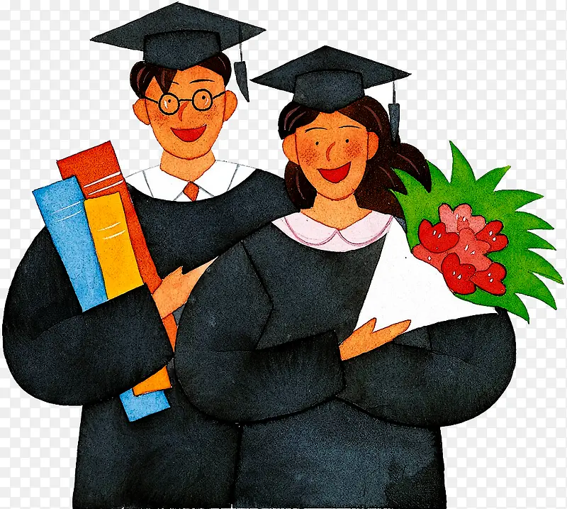 ��ɫ����ѧʿ�廭��ͨ�廭-������