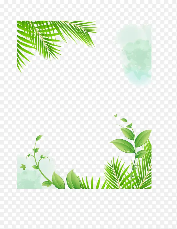 �ֻ���Ҷװ�α߿�ʸ��ͼ-������