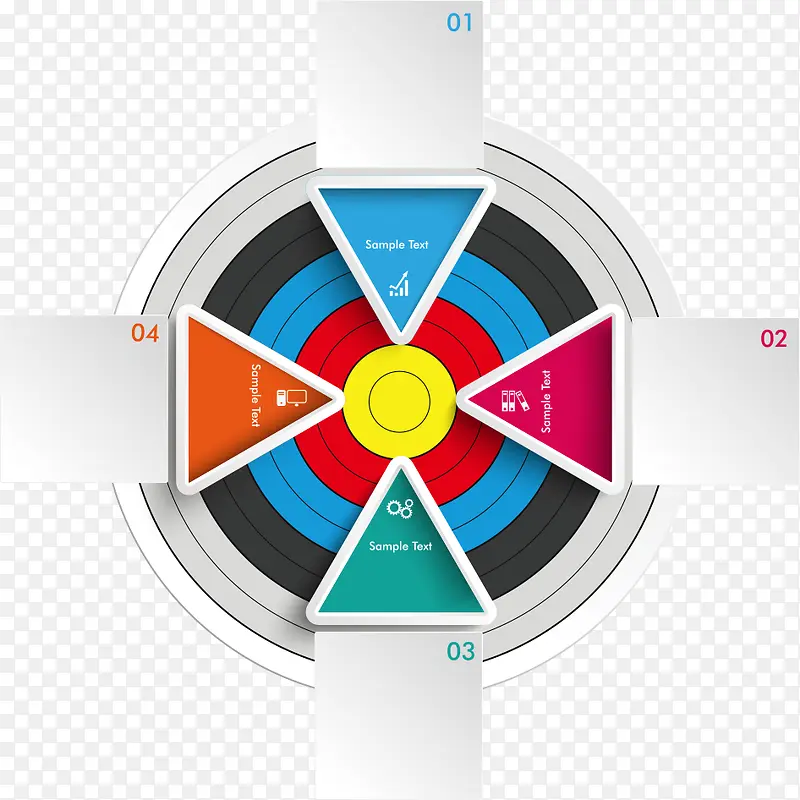 ʸ�������α�־��ԲȦ-������