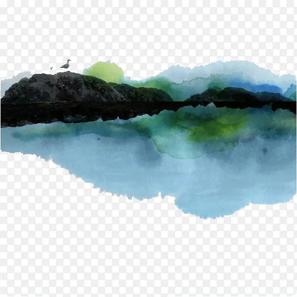 ��ɫˮ�ʴ���廭-������