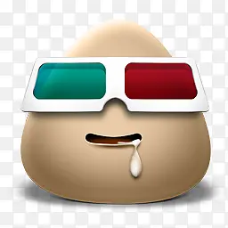 �����β�ɫ�۾�����PNGͼ��-������