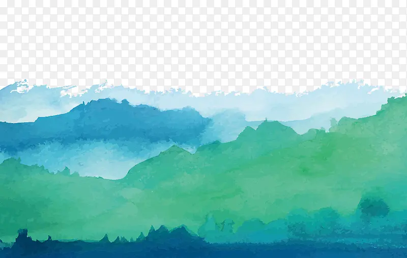 ��ɫˮ�ʻ�����ͼ-������