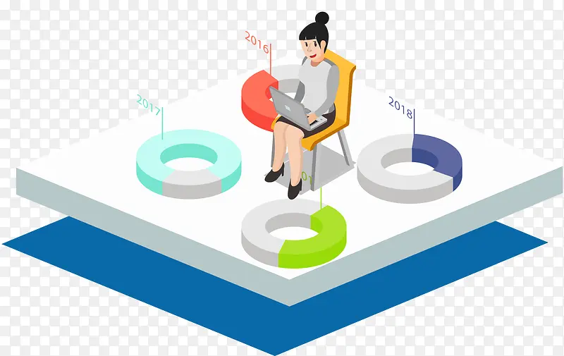 ʸ��PPT����칫����ͼ���廭-������