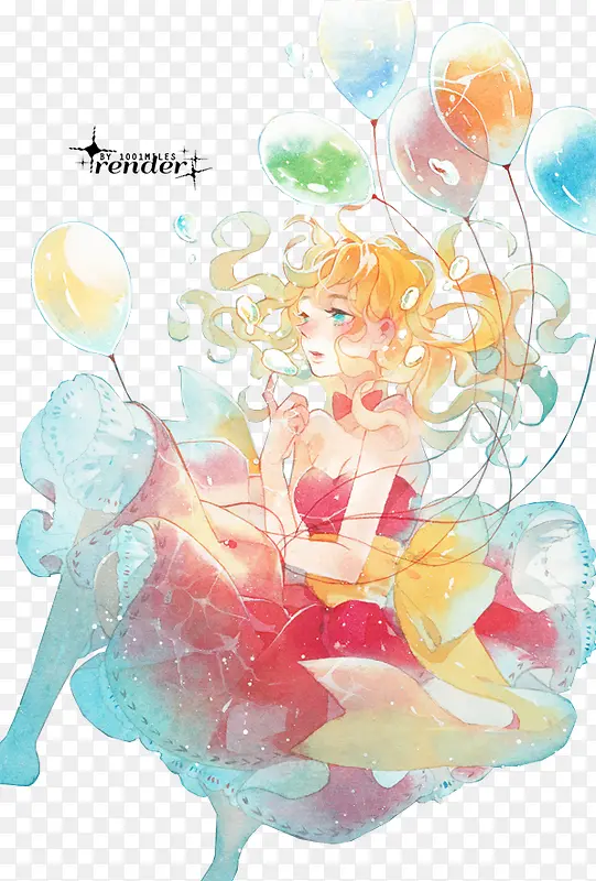 ��ɫ�λ�������Ů-������