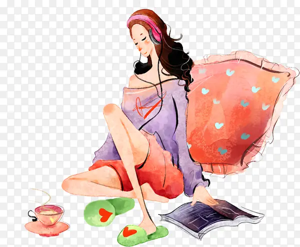 �Ҿ�Ů�Բ廭-������