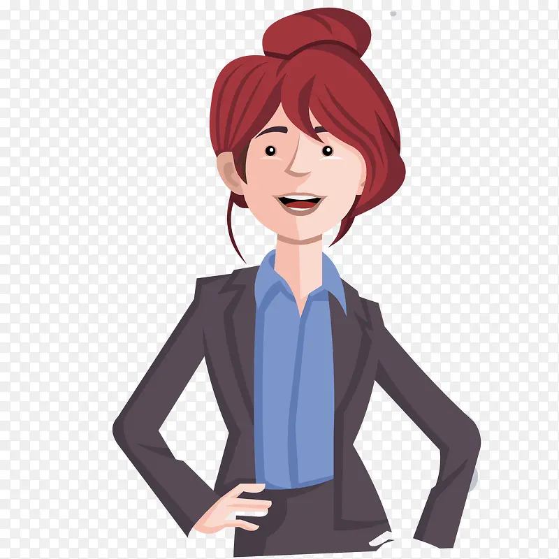 ְҵŮ�Բ廭-������