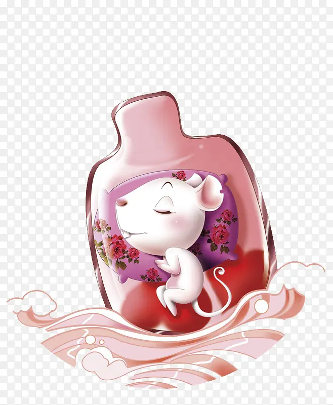 ��ɫ��ͨƯ��ƿ�廭-������