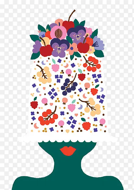 ��ͨ�廭����ñ�ӵ�Ů��-������