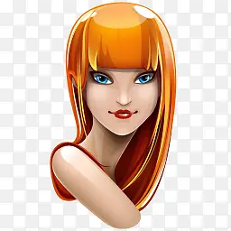 ��ɫ�������Ů��PNGͼ��-������