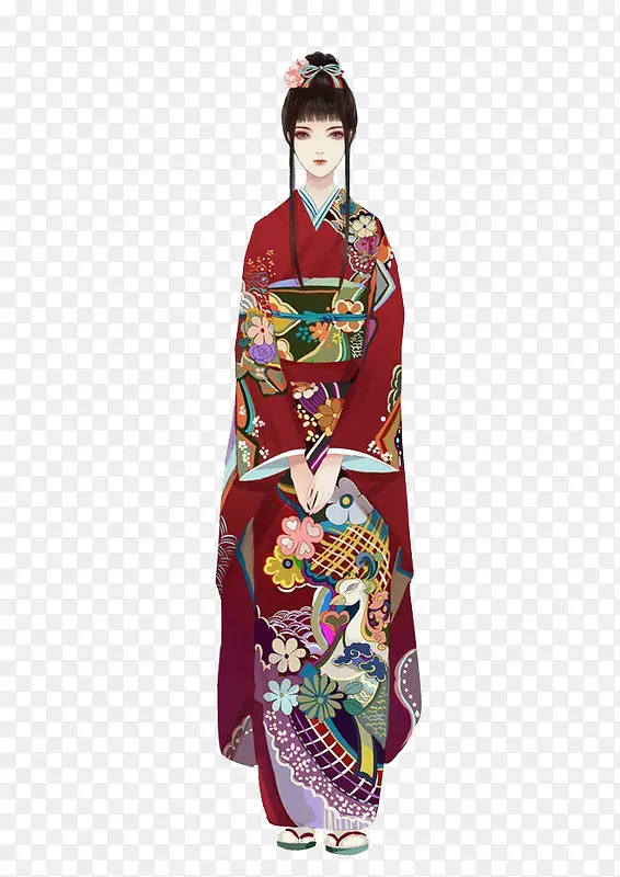 ��ɫ��ʽ��Ů�廭-������