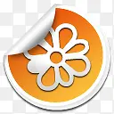 ��ɫLOGO��ƻ����־ͼ��-������